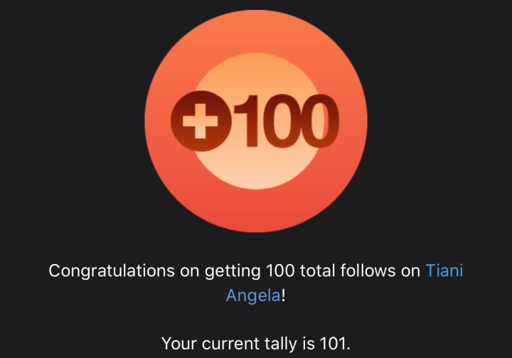 100 Followers!!! 🥳